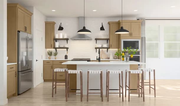 Meridian at The Estates Asheville Kitchen Farmhouse Palette 5 Level 1 Coastal Farmhouse