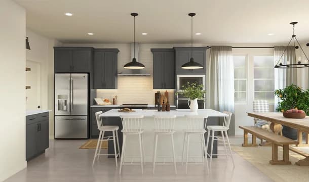 Meridian at The Estates Water Lily II Kitchen Farmhouse Palette 4 Level 1 Traditional Farmhouse