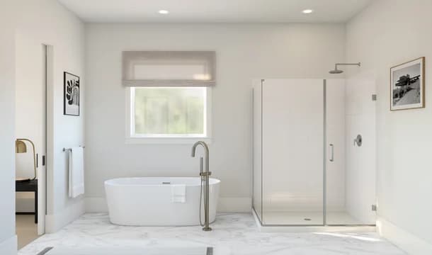 Belfast ESP Primary Bath Tub Loft Palette 5 Level 3 Black and White Loft