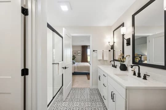 Aspire at Huntwell West Water Lily Primary Bath Farmhouse Palette 4 Ascend Traditional Farmhouse