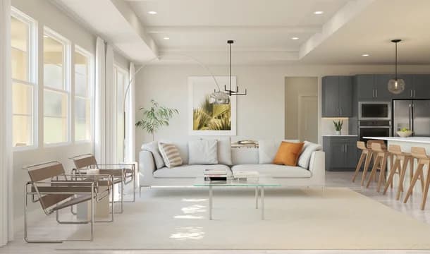 Rosewood at The Estates Aegean Great Room Loft Palette 4 Level 1 Neutral Loft