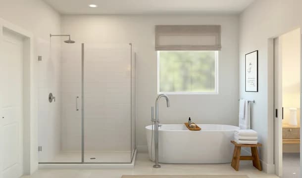 Rosewood at The Estates Aegean Primary Bath Loft Palette 4 Level 1 Neutral Loft