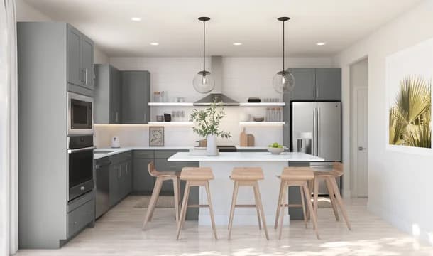 Luna Bella at Plumas Lake Seine ESP Kitchen Loft Palette 4 Level 1 Neutral Loft