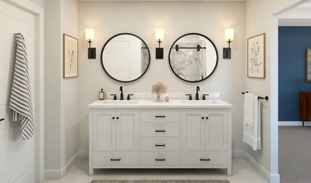 Luna Bella at Plumas Lake Water Lily II Primary Bath Farmhouse Palette 4 Level 1 Fresh Farmhouse