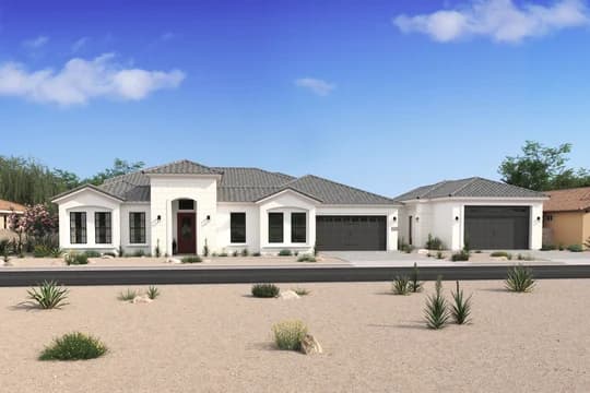 Campanos Estates London Elevation Mediterranean V Detached Garage Level 3