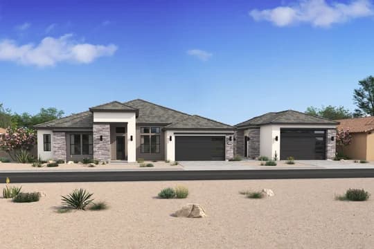 Campanos Estates Denver Elevation Contemporary Z Detached Garage Level 3