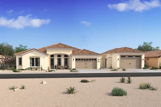 Campanos Estates Denver Elevation Mediterranean V Detached Garage Level 3