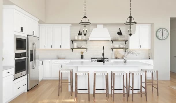 Four Seasons at Scenic Harbor Aberdeen II Kitchen Farmhouse Palette 5 Level 3 Coastal Farmhouse