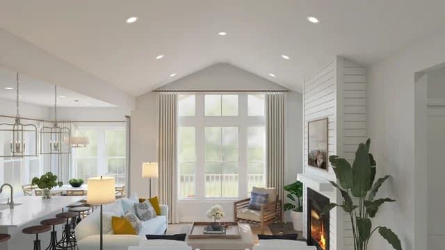 Four Seasons at Scenic Harbor Asheville Great Room Classic Palette 5 Level 3 Coastal Classic