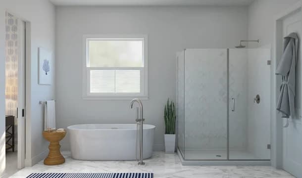 Four Seasons at Scenic Harbor Asheville Primary Bath Classic Palette 5 Level 3 Coastal Classic