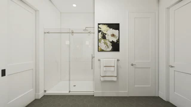 Primary Bath SHW Arizona Aria at Silverstone Seaview III SPEC 3 Base Palette 3 Furnished