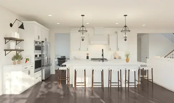 Heritage at Aberdeen Positano III Kitchen Farmhouse Level 2 Coastal Farmhouse