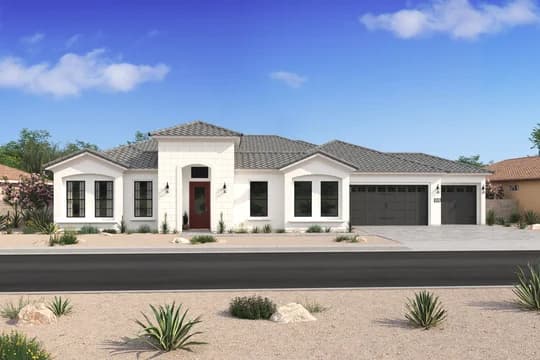 Campanos Estates London Elevation Mediterranean V 3 CarGarage Level 3