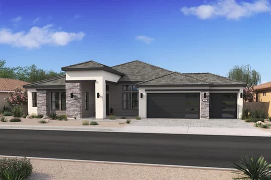 Campanos Estates Denver Elevation Contemporary Z 5 CarGarage Level 3