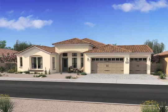 Campanos Estates Denver Elevation Mediterranean V 5 CarGarage Level 3