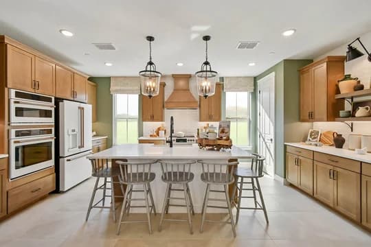 Townes at Northlake Cape May Kitchen Farmhouse Palette 6 Level 2 Fresh Farmhouse