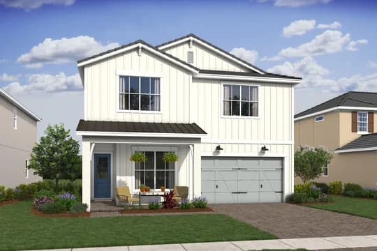 Salerno Reserve Single Family Rhodes II Rhodes II Farmhouse Elevation Level 3