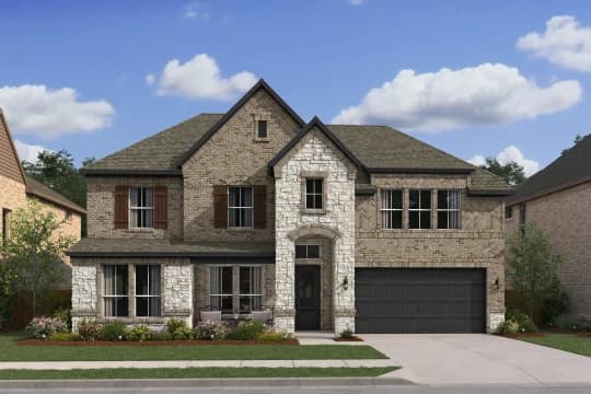 North Sky Versailles ESP Elevation QN with Stone Level 2