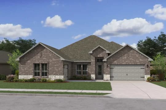 Elevon III Austin Elevation NN with Stone Level 2