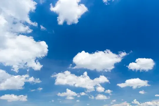 Blue sky with clouds