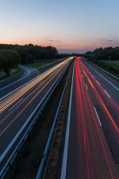Highway Car Lights