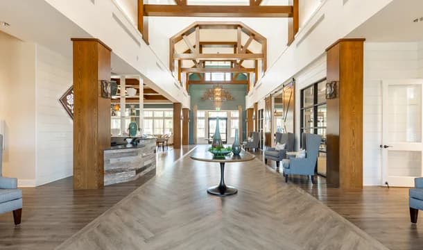 Four Seasons at Lakes of Cane Bay Clubhouse Lobby