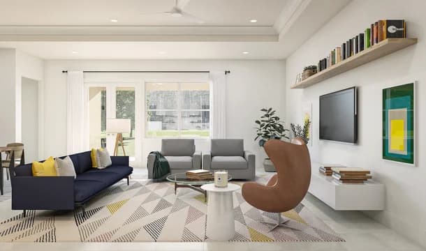 Osprey Ranch Tompkins III Great Room Loft Palette 2 Level 2 Color Loft