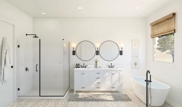 Barcelona Primary Bath Tub Farmhouse Palette 3 Level 2 Fresh Farmhouse