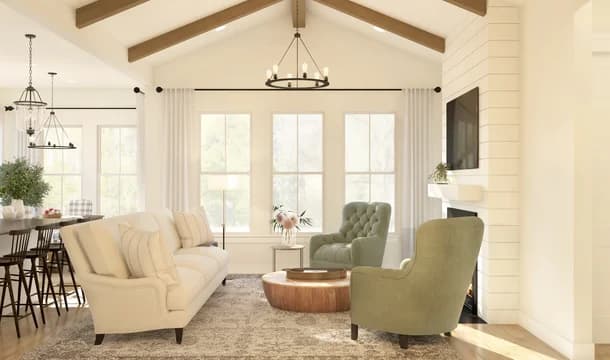 Heritage Park Asheville Great Room Farmhouse Palette 1 Level 2 Traditional Farmhouse