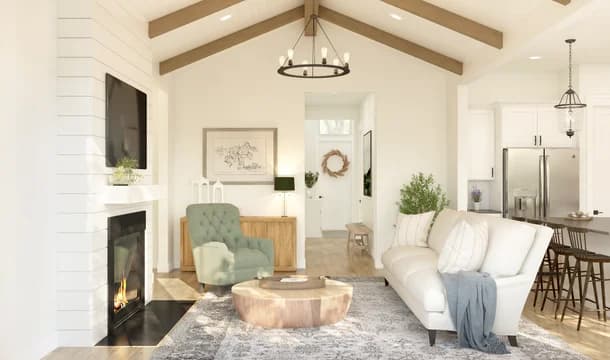 Heritage Park Asheville Great Room Farmhouse Palette 1 Level 2 Traditional Farmhouse