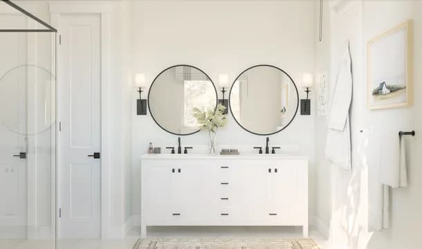 Heritage Park Asheville Owner s Bath Farmhouse Palette 1 Level 2 Traditional Farmhouse