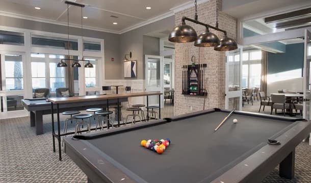 Four Seasons at Lakes of Cane Bay Clubhouse Billiards Table