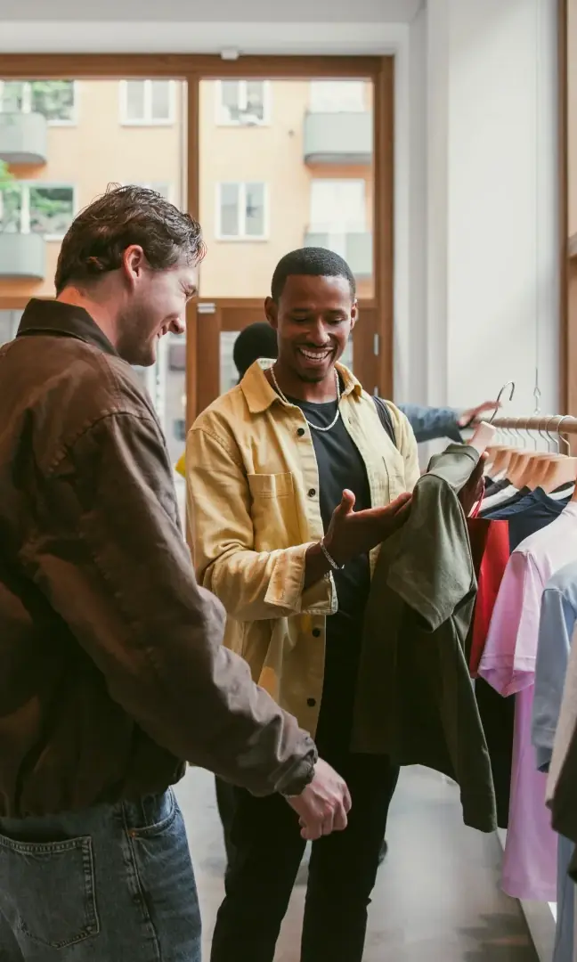 Men Shopping