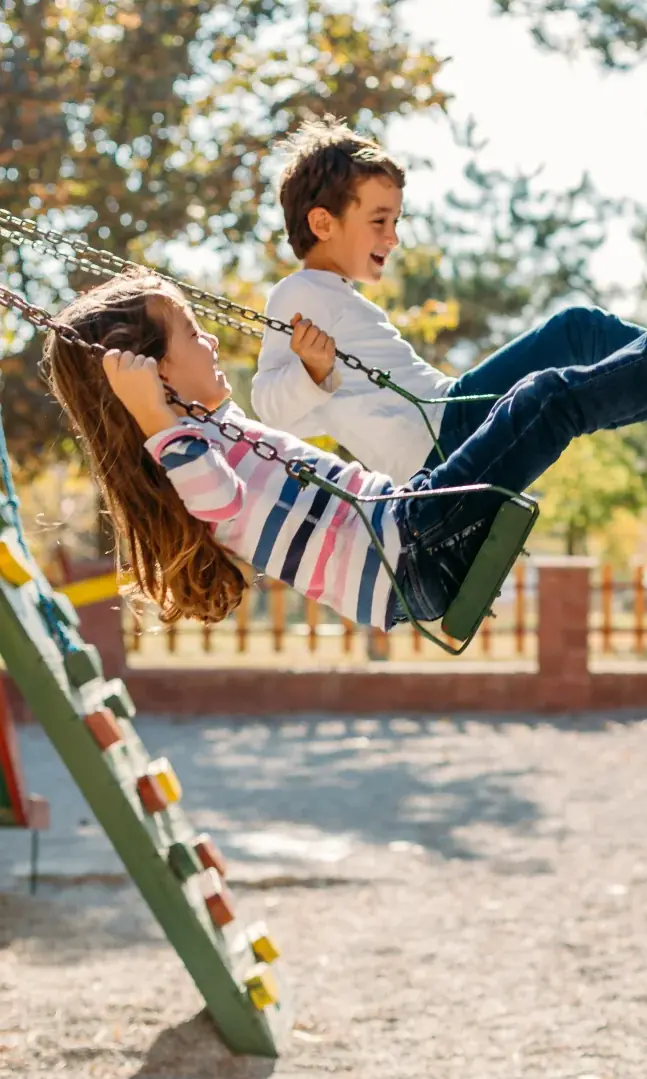 Kids in playground