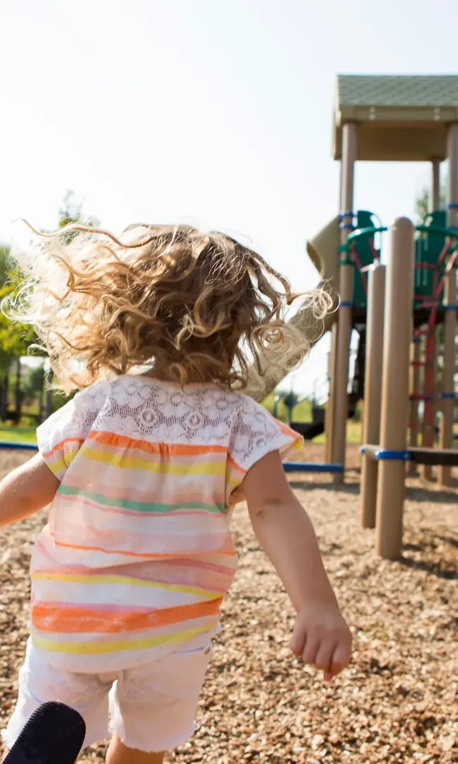 Girl on playground