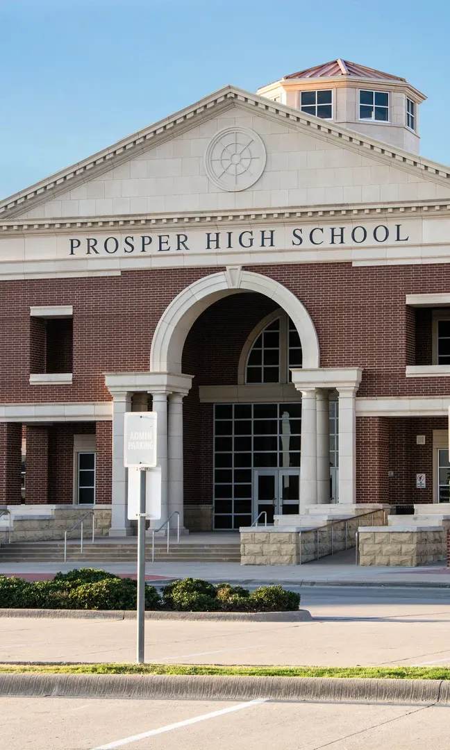Light Farms Prosper ISD High School Exterior