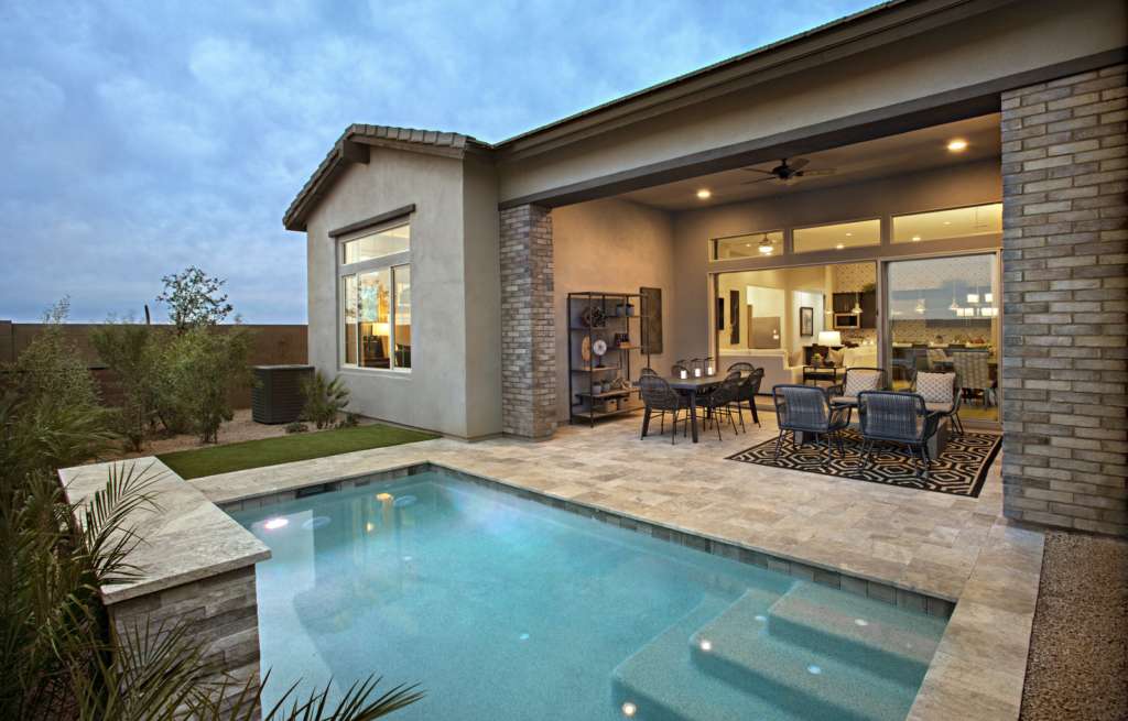 K. Hovnanian New Construction Homes in Arizona - Backyard Pool